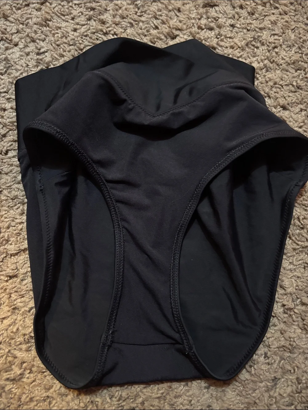 aerie High-Waist Black Bikini Bottoms